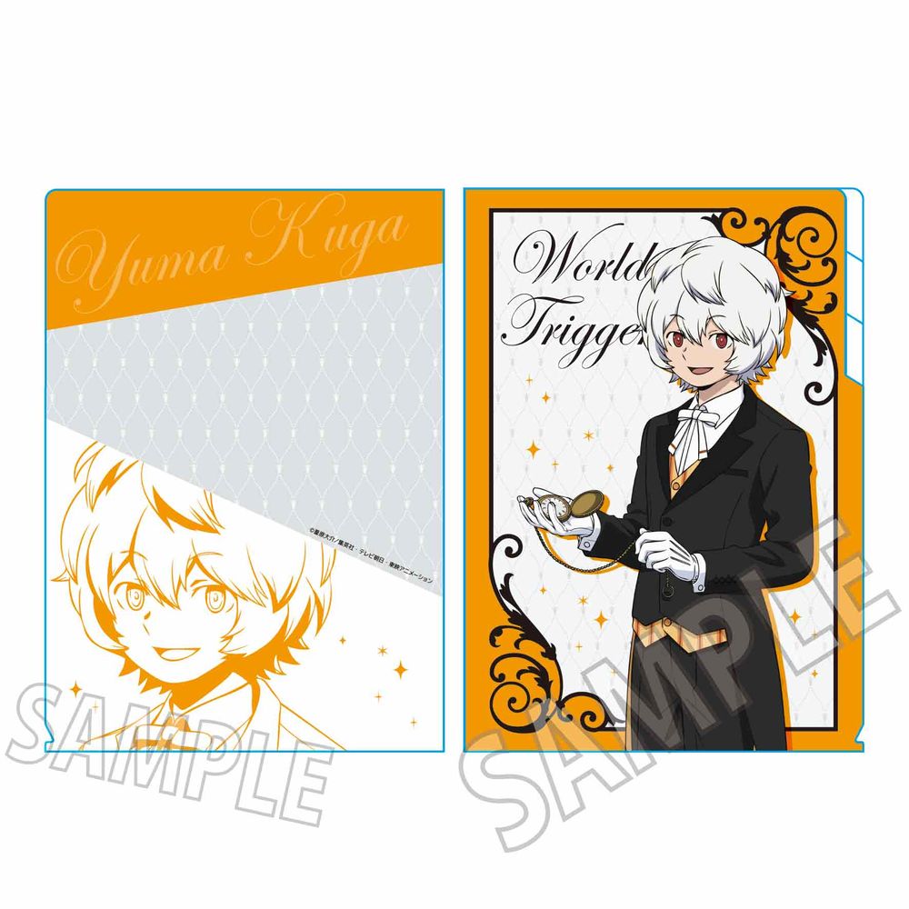 World Trigger Clear File 3 Pockets Kuga Yuma Butler Uniform Ver ワールドトリガー クリアファイル3ポケット 空閑遊真 執事服ver Anime Goods Stationery Stationary