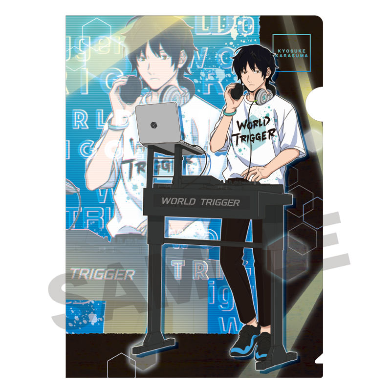 World Trigger Single Clear File Karasuma Kyosuke Band Set Of 10 Pieces ワールドトリガー シングルクリアファイル 烏丸京介 バンド Anime Goods Stationery Stationary