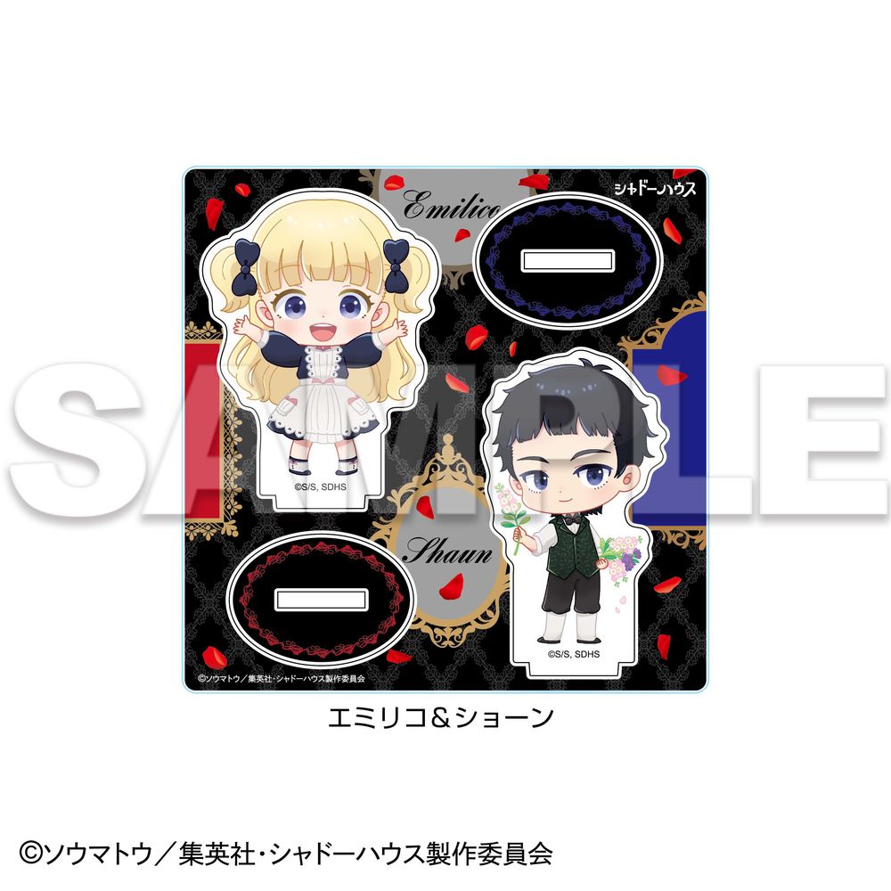 Shadows House Flower Acrylic Stand Emilico Shaun シャドーハウス Flowerアクリルスタンド エミリコ ショーン Anime Goods Illustrations