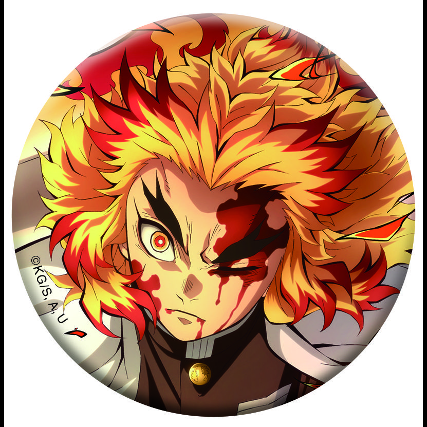 Demon Slayer Kimetsu No Yaiba Can Badge Rengoku D 鬼滅の刃 缶バッジ 煉獄d Anime Goods Badges