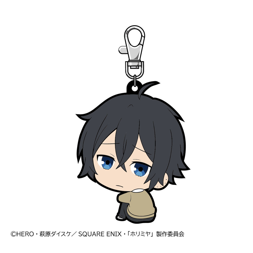 Horimiya Hori San To Miyamura Kun Bocchi Kun Series Rubber Mascot Miyamura Izumi Short Hair Ver ホリミヤ ボッチくんシリーズ ラバーマスコット 宮村伊澄 短髪ver Anime Goods Key Holders Straps