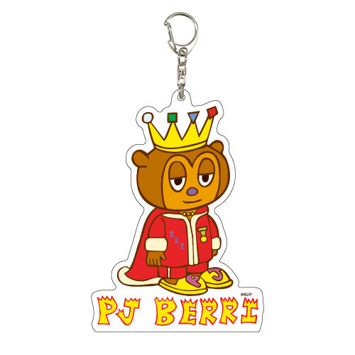 Deka Acrylic Key Chain Parappa The Rapper 03 Pj Berri デカアクリルキーホルダー パラッパラッパー 03 Pjベリー Anime Goods Key Holders Straps