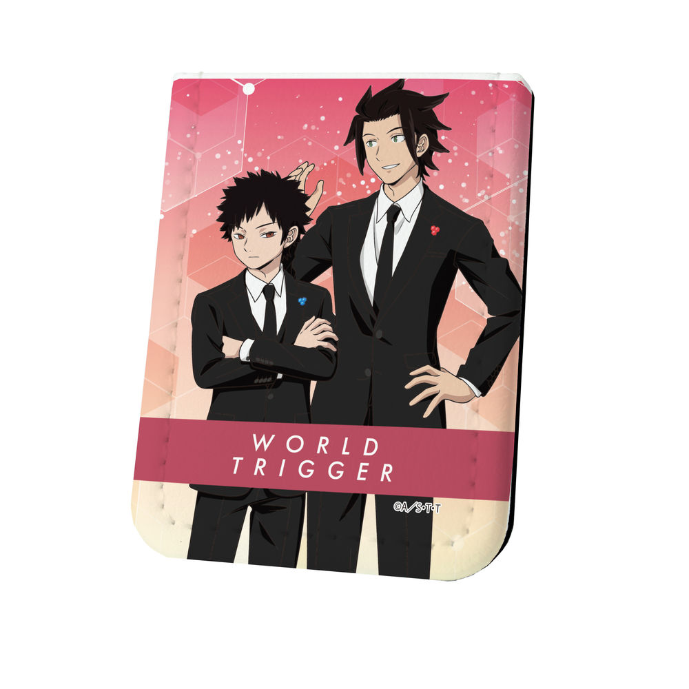 Leather Sticky Note Book World Trigger 21 Arashiyama Jun Kazama Soya Suit Ver Original Illustration レザーフセンブック ワールドトリガー 21 嵐山准 風間蒼也 スーツver 描き下ろし Anime Goods Stationery Stationary