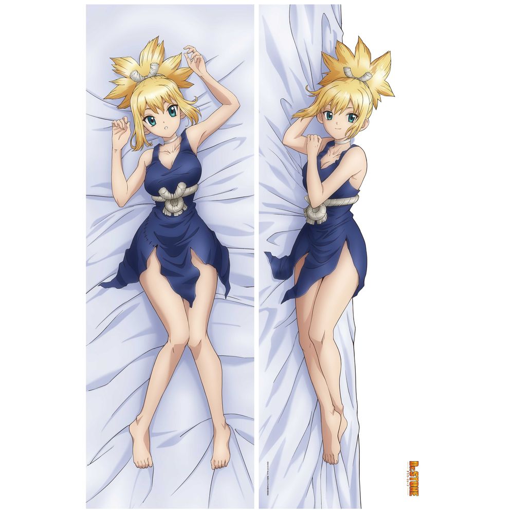 Dr Stone Original Illustration 2way Tricot Dakimakura Cover Kohaku Dr Stone 描き下ろし 2wayトリコット抱き枕カバー コハク Anime Goods Commodity Goods Groceries