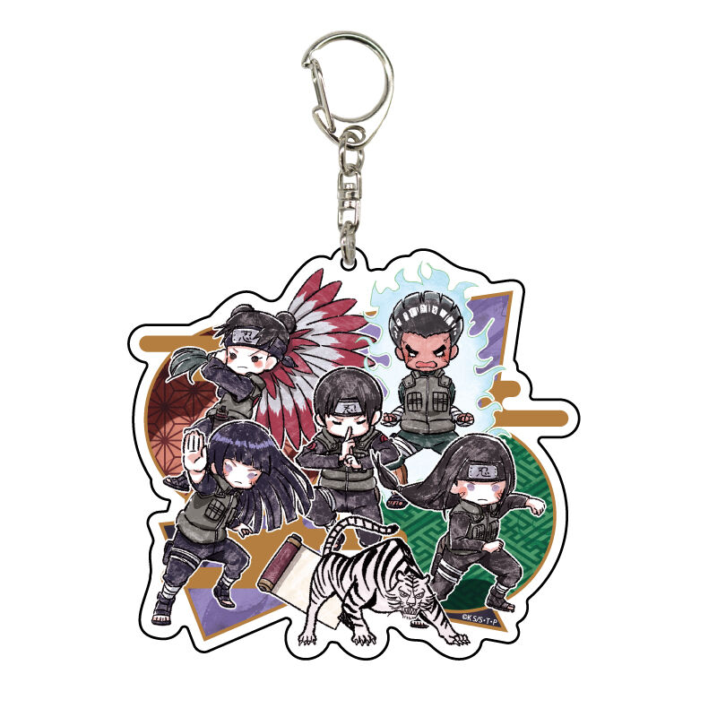 Deka Acrylic Key Chain Naruto Shippuden 02 Sai Hinata Team 3 Graff Art Design デカアクリルキーホルダー Naruto ナルト 疾風伝 02 サイ ヒナタ 第三班 グラフアートデザイン Anime Goods Key Holders Straps