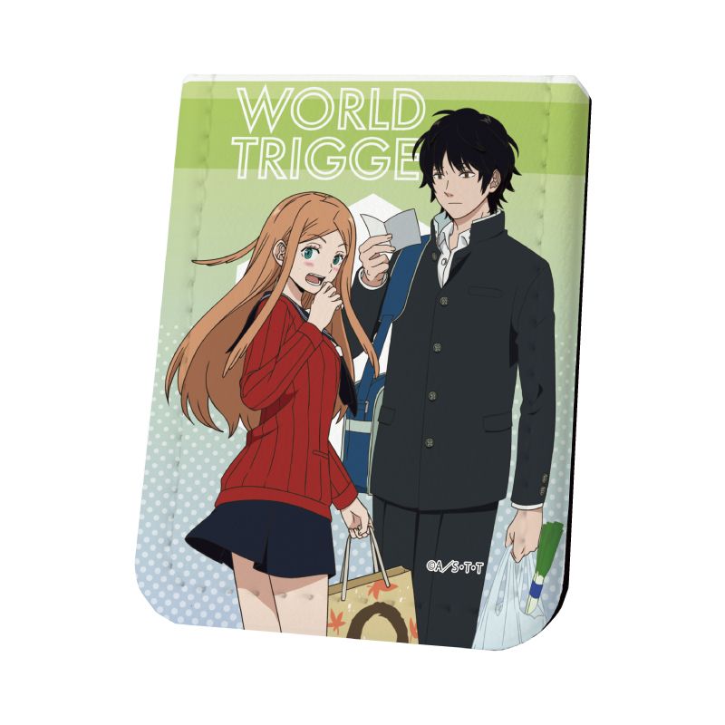 Leather Sticky Note Book World Trigger 35 Konami Kirie & Karasuma 