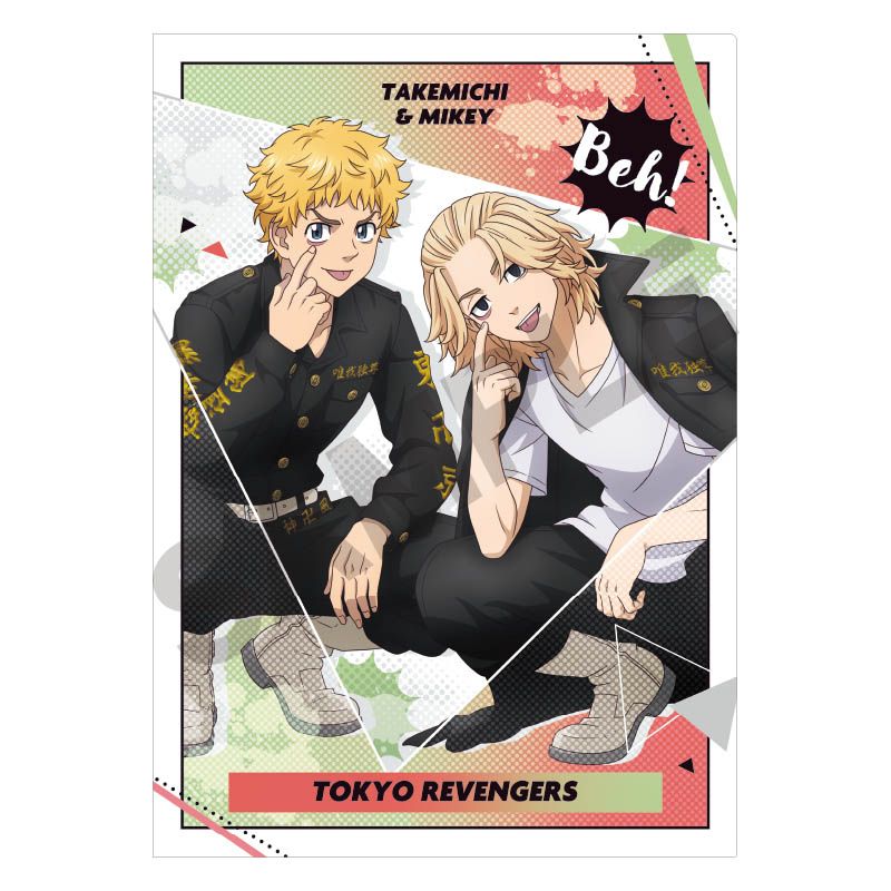 Tokyo Revengers Single Clear File Hanagaki Takemichi & Sano