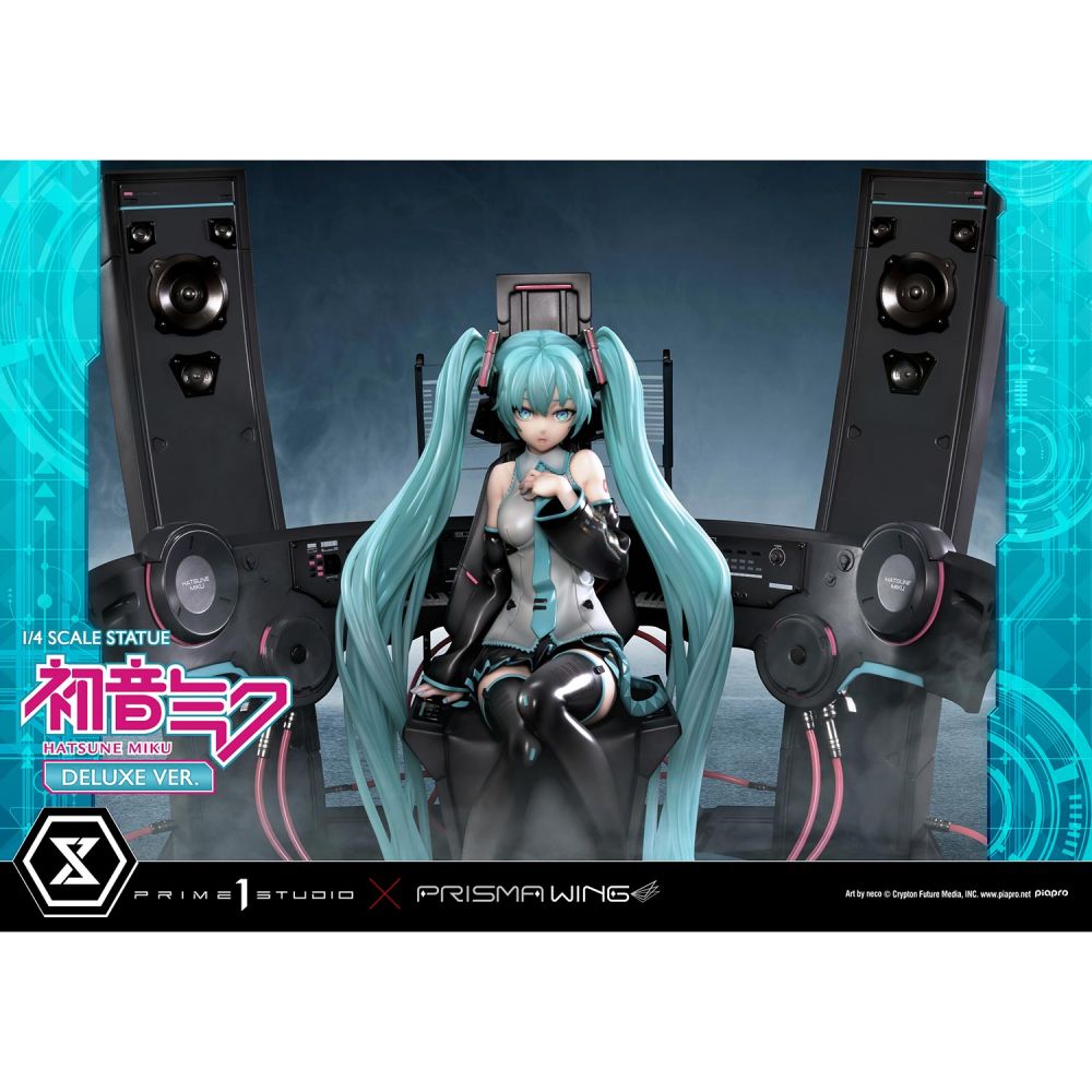 PRISMA WING Hatsune Miku Art by neco DX Edition 1/4 Scale Statue | PRISMA  WING 初音ミク Art by neco DX版 1/4スケール スタチュー | Figures | Statue Figures | Kuji  Figures | 4580708046600