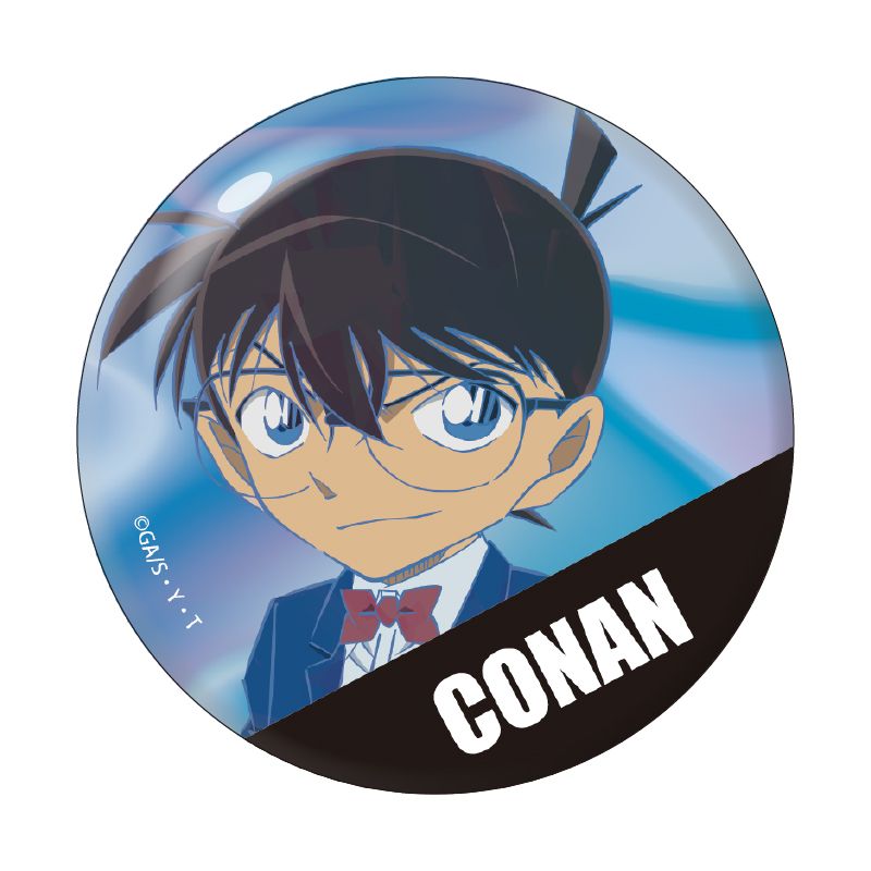 Detective Conan Glitter Can Badge Edogawa Conan | 名探偵コナン グリッター缶バッジ 江戸川 ...