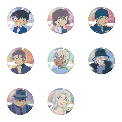 Detective Conan Trading Can Badge Vol.2 (SET OF 8 PIECES) | 名探偵コナン ...