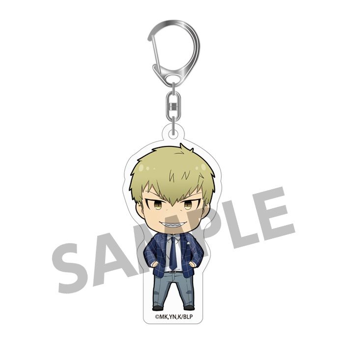 Blue Lock Acrylic Key Chain Raichi Jingo Deformed Suit Ver Blue Lock Acrylic Key Chain Raichi Jingo Deformed Suit Ver