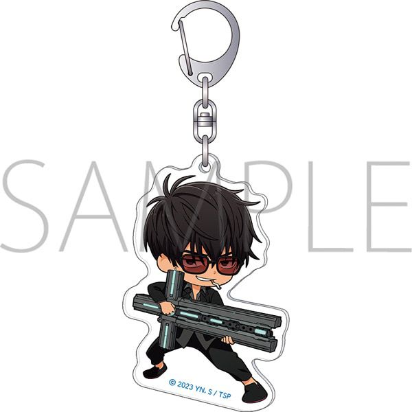 TRIGUN STAMPEDE Acrylic Keychain / Wolfwood Chibi Character