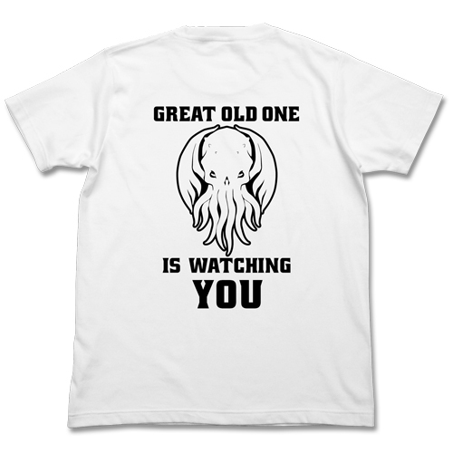 Miskatonic University Purchasing Department Great Old One Is Watching You T Shirt ミスカトニック大学 購買部 Great Old One Tシャツホワイトm Cospa T Shirt Sweat