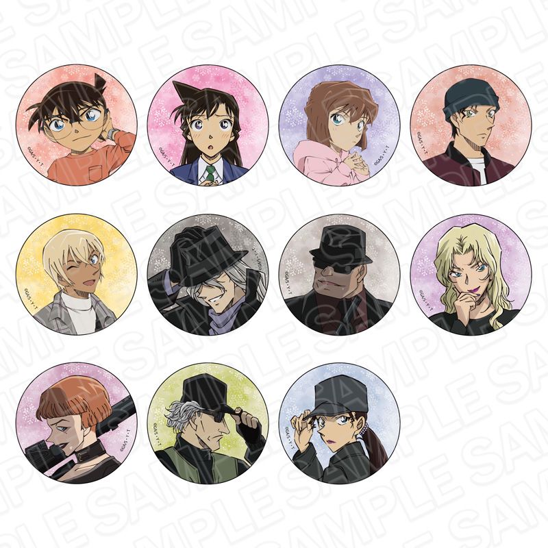 Detective Conan Can Badge (Blind) Snow Ver. (SET OF 11 PIECES) | 名探偵コナン ...