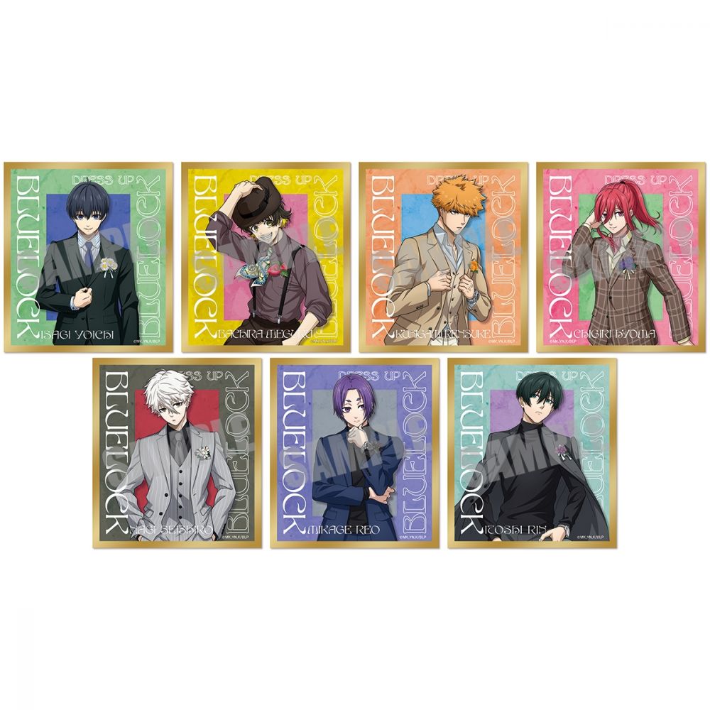 Blue Lock Trading Mini Shikishi Dress Up Ver. (SET OF 7 PIECES 