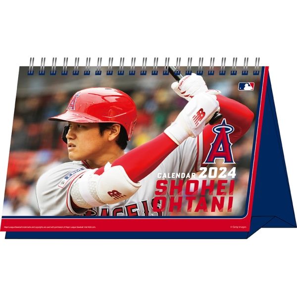 Shohei Ohtani CL552 2024 Desktop Calendar 大谷翔平 CL552 2024年卓上カレンダー