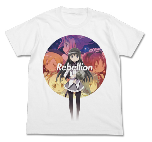 Puella Magi Madoka Magica The Movie Part 4 Rebellion Full Color T Shirt 劇場版まどﾏｷﾞ 叛逆の物語ﾌﾙｶﾗｰtｼｬﾂ ﾎﾜｲﾄ L Cospa T Shirt Sweat
