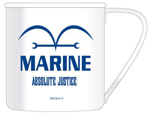 One Piece Marine Stainless Mug Cup ワンピース 海軍ステンレスマグカップ Cospa Commodity Goods Groceries