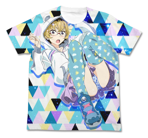 Punch Line Hikiotani Ito Full Graphic T Shirt ﾊﾟﾝﾁﾗｲﾝ 曳尾谷愛ﾌﾙｸﾞﾗﾌｨｯｸtｼｬﾂ ﾎﾜｲﾄ M Cospa T Shirt Sweat