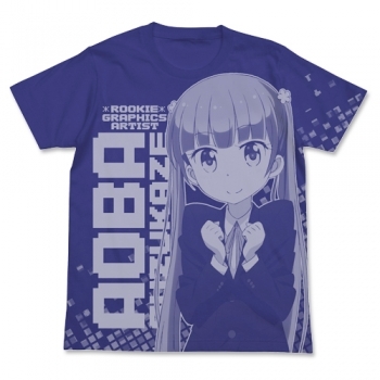 New Game Aoba Suzukaze All Print T Shirt New Game アニメ 涼風青葉オールプリントtシャツ Cospa T Shirt Sweat