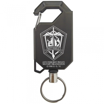 Full Metal Panic Mithril Reel Key Ring フルメタル パニック ミスリル リールキーホルダー Cospa Accessories Key Chain Strap