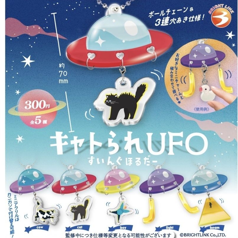 Cat UFO Swing Holder (SET OF 5 PIECES)