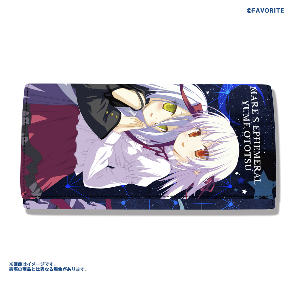 Hoshizora No Memoria Folding In Half Long Wallet Star Falling Night Sky Ver 星空のメモリア 二つ折りウォレット 星降る夜空ver Anime Goods Bags Accessories