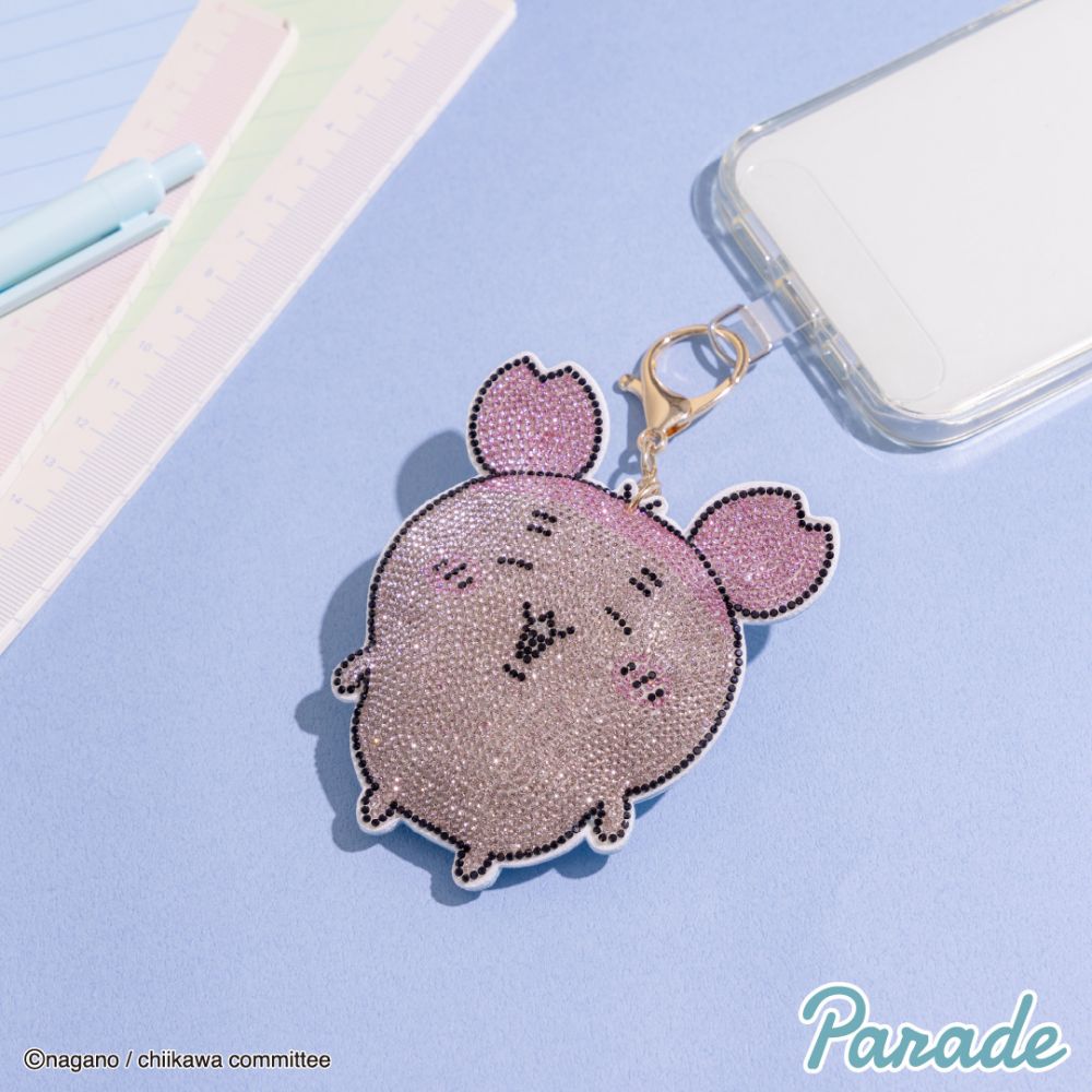 Chiikawa Rhinestone Key Chain 2