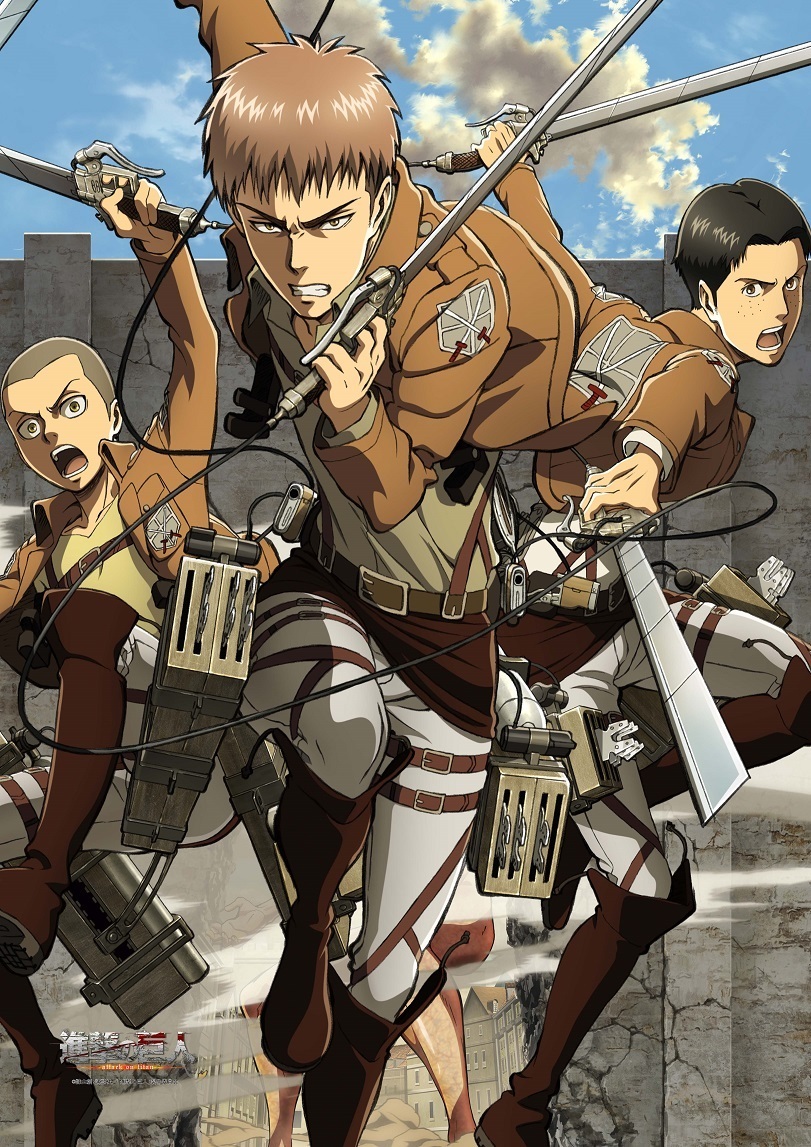 Attack On Titan B2 Tapestry Jean Connie Marco 進撃の巨人 B2タペストリー ジャン コニー マルコ Anime Goods Illustrations