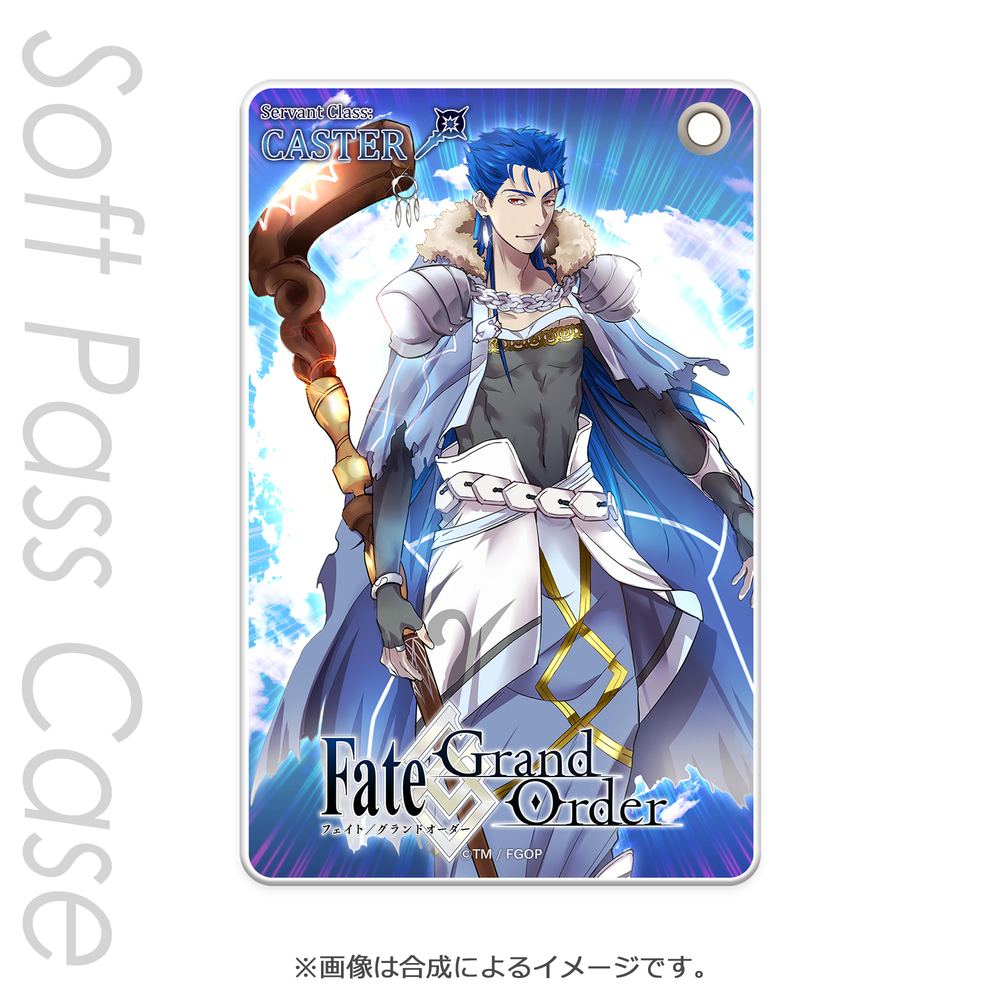 Fate Grand Order Slim Soft Pass Case Vol 5 Cu Chulainn Jutsu Fate Grand Order スリムソフトパスケース 第5弾 クー フーリン 術 Anime Goods Card Phone Accessories