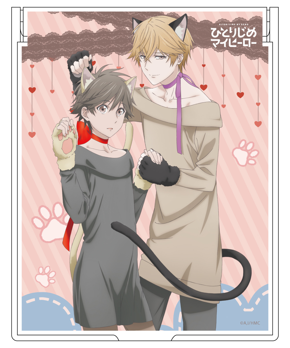 Hitorijime My Hero Mirror Hasekura Asaya Ooshiba Kensuke Nekomimi Ver Set Of 2 Pieces ひとりじめマイヒーロー ミラー 支倉麻也 大柴健介 猫耳ver Anime Goods Candy Toys Trading Figures