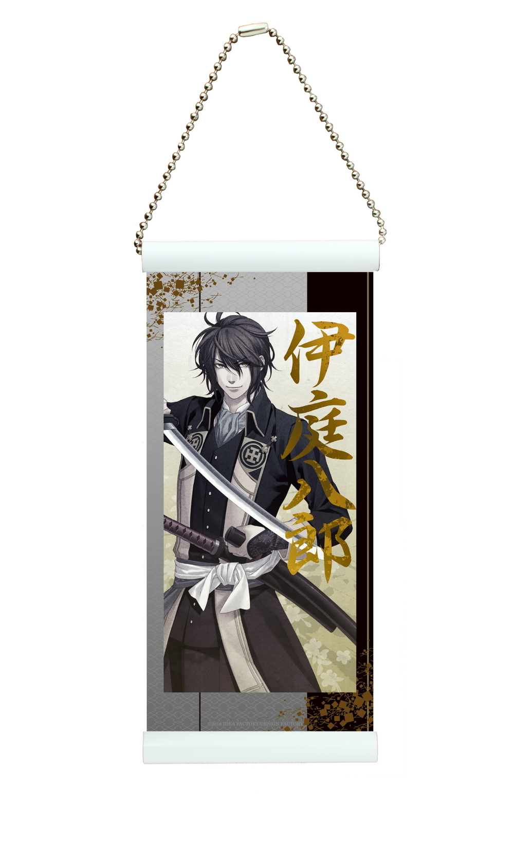 Chara Mini Tapestry Hakuouki Shinkai 10 Iba Hachiro キャラミニタペストリー 薄桜鬼 真改 10 伊庭八郎 Anime Goods Key Holders Straps