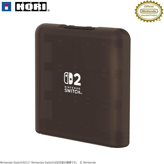 Nintendo Switch 2 / NS Card Case (12pcs)(Clear Black)(NSX-008)