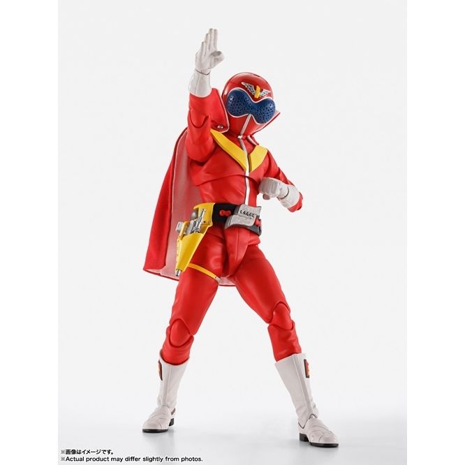 S.H.Figuarts (Shinkocchou Seihou) Akarenger Super Sentai 50th Anniversary Ver. (w/First Press Limited Base) "Himitsu Sentai Goranger"