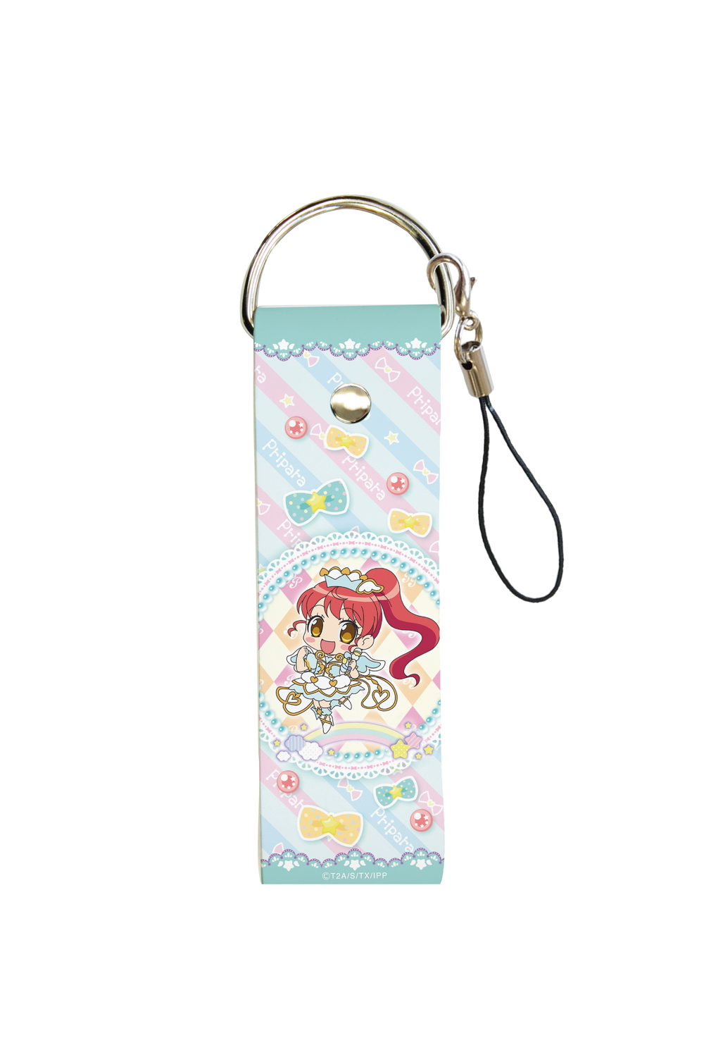 Big Leather Strap Idol Time Pripara 11 Shiratama Mikan ビッグレザーストラップ アイドルタイムプリパラ 11 白玉みかん Anime Goods Key Holders Straps