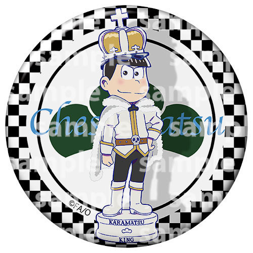 Osomatsu San Trading Can Badge Chessmatsu Ver Set Of 12 Pieces おそ松さん トレーディング缶バッジ チェス松ver