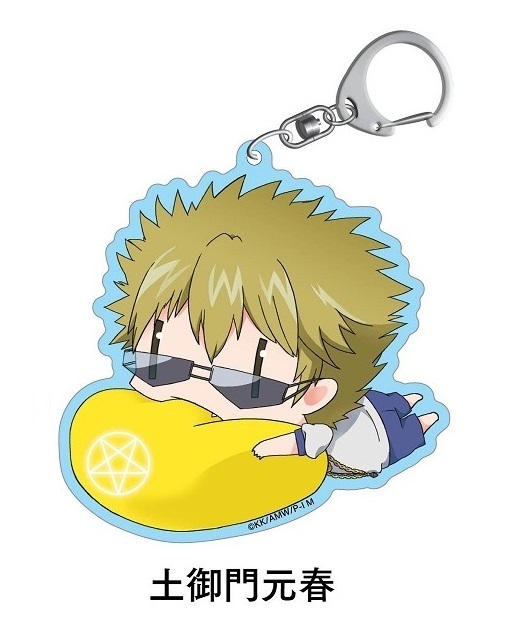 To Aru Majutsu No Index Gorohamu Acrylic Key Chain Tsuchimikado Motoharu Set Of 2 Pieces とある魔術の禁書目録 ごろはむ アクリルキーホルダー 土御門元春 Anime Goods Candy Toys Trading Figures Key Holders