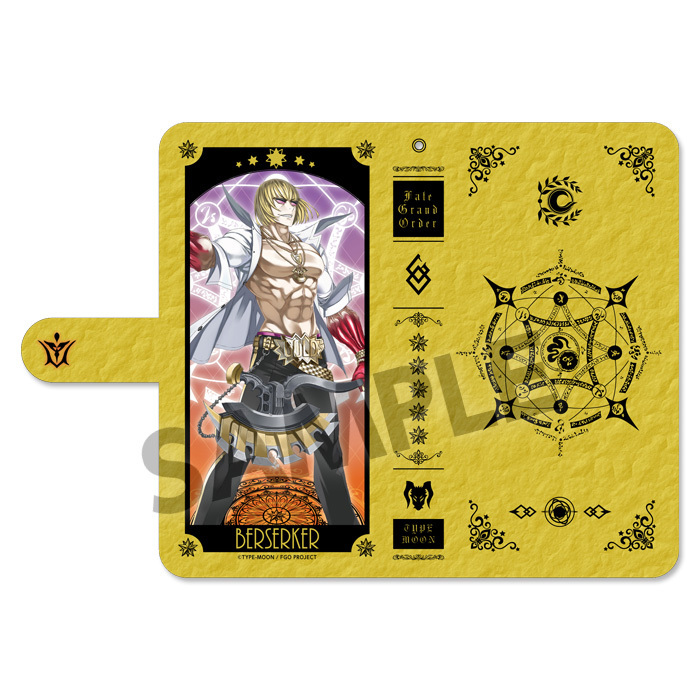 Fate Grand Order Book Type Smartphone Case Berserker Sakata Kintoki Fate Grand Order 手帳型スマートフォンケース バーサーカー 坂田金時 Anime Goods Card Phone Accessories