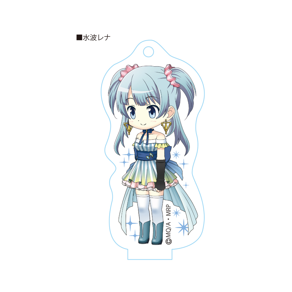 Magia Record Puella Magi Madoka Magica Side Story Puzzle Style Acrylic Stand Key Chain Minami Rena Set Of 2 Pieces マギアレコード 魔法少女まどか マギカ外伝 パズル風アクリルスタンドキーホルダー 水波レナ Anime Goods Key Holders