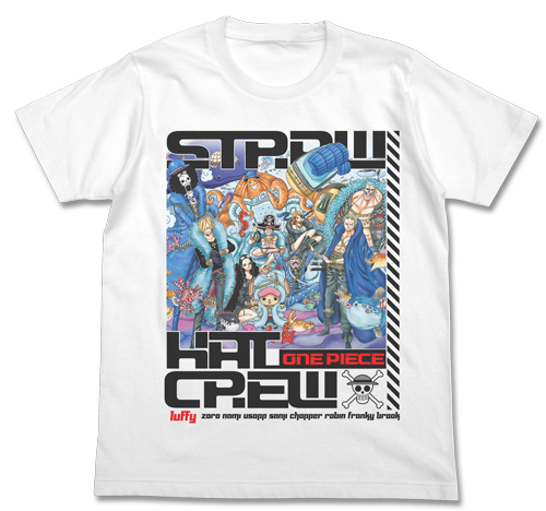 One Piece Straw Hat Crew Full Color T Shirt ワンピース Straw Hat Crewフルカラーtシャツ Cospa T Shirt Sweat