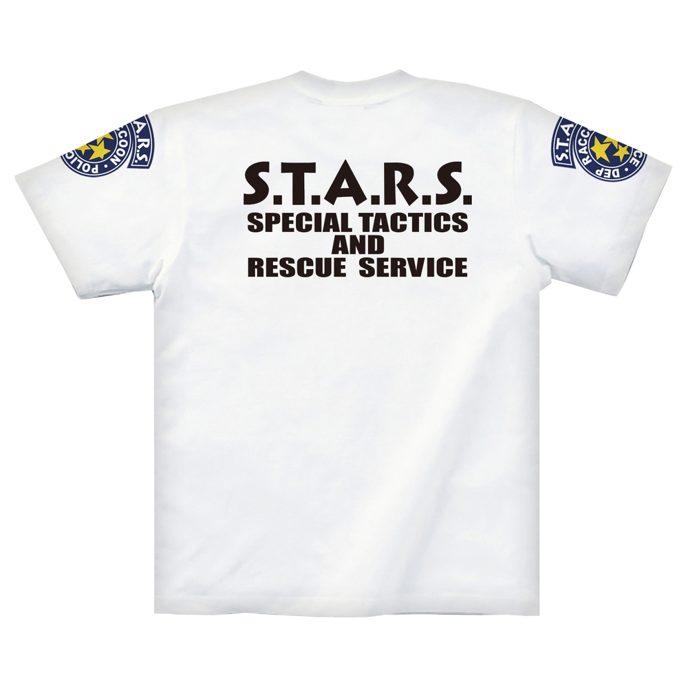 Biohazard T-shirt S.T.A.R.S. White (L Size) | バイオハザード T