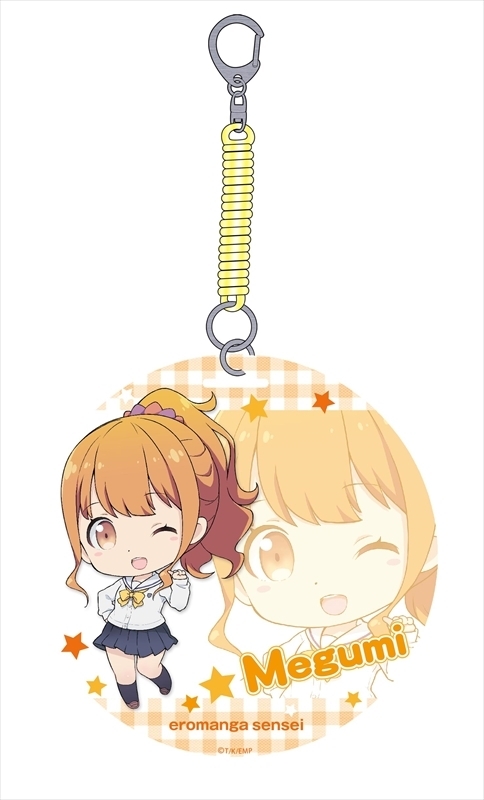 Ero Manga Sensei Round Pass Case Jinno Megumi エロマンガ先生 円形パスケース 神野めぐみ Anime Goods Card Phone Accessories