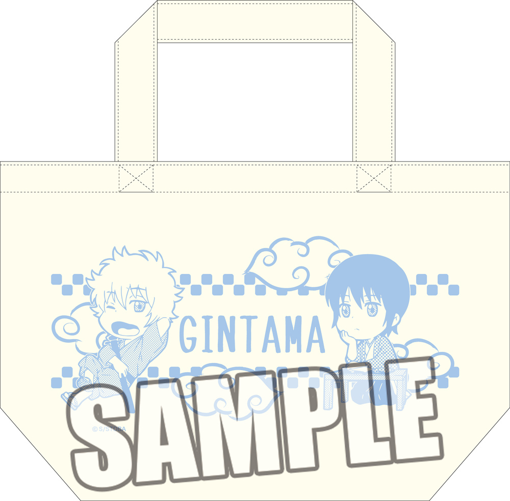 Gintama Mini Tote Bag A Childhood Ver Set Of 2 Pieces 銀魂 ミニトートバッグ A 幼少期ver Anime Goods Bags Accessories
