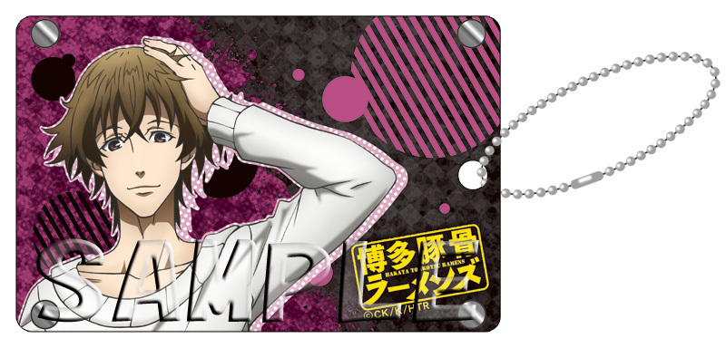 Hakata Tonkotsu Ramens Acrylic Pass Case Banba Zenji 博多豚骨ラーメンズ アクリルパスケース 馬場善治 Anime Goods Card Phone Accessories