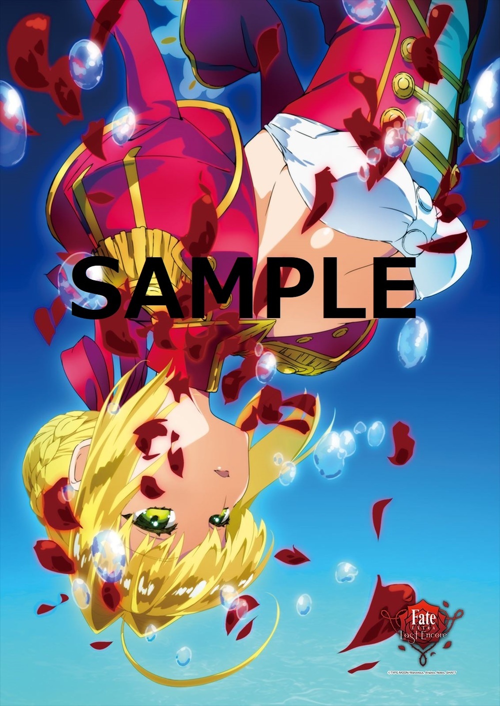 Fate Extra Last Encore B2 Clear Poster B Fate Extra Last Encore B2クリアポスター B Anime Goods Illustrations