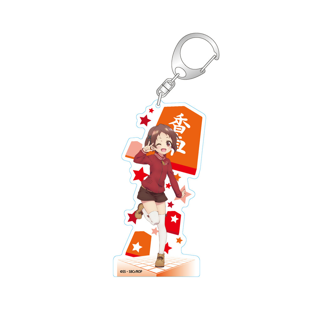 Ryuoh No Oshigoto Diecut Acrylic Key Chain Mizukoshi Mio Set Of 2 Pieces りゅうおうのおしごと ダイカットアクリルキーホルダー 水越澪 Anime Goods Key Holders Straps