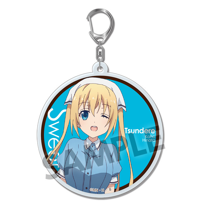 Blend S Acrylic Key Chain Hinata Kaho Set Of 3 Pieces ブレンド S アクリルキーホルダー 日向夏帆 Anime Goods Key Holders Straps