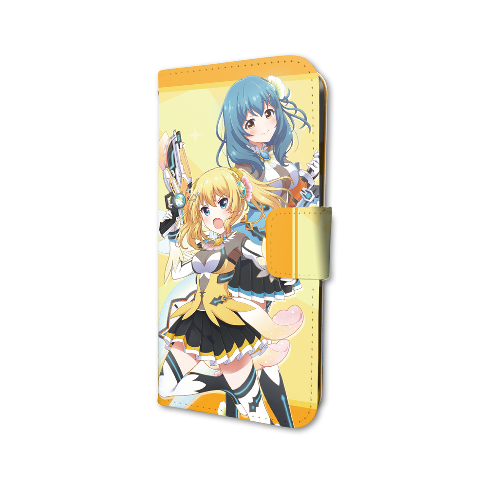 Book Type Smartphone Case For Iphone6 6s 7 7s Battle Girl High School 07 Kougami Kanon Kunieda Shiho 手帳型スマホケース Iphone6 6s 7 7s兼用 バトルガールハイスクール 07 煌上花音 国枝詩穂 Anime Goods Card Phone Accessories