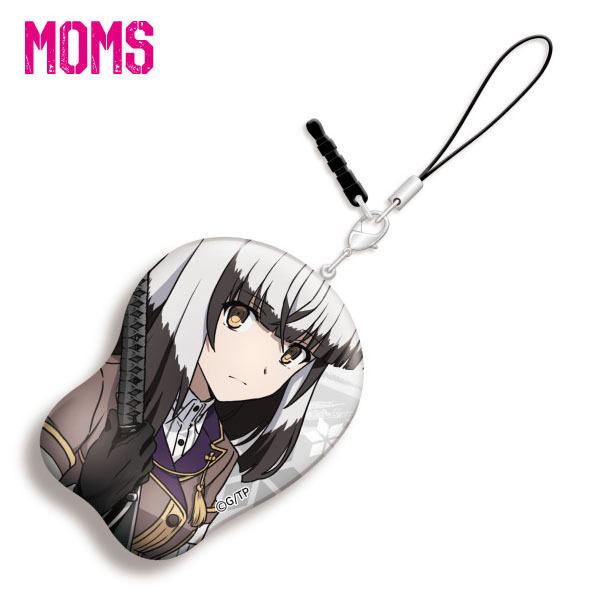 Katana Maidens Toji No Miko Moms Mini Oppai Mouse Pad Strap Satsuki Yomi Set Of 2 Pieces 刀使ノ巫女 Moms ミニおっぱいマウスパッドストラップ 皐月夜見 Anime Goods Key Holders Straps