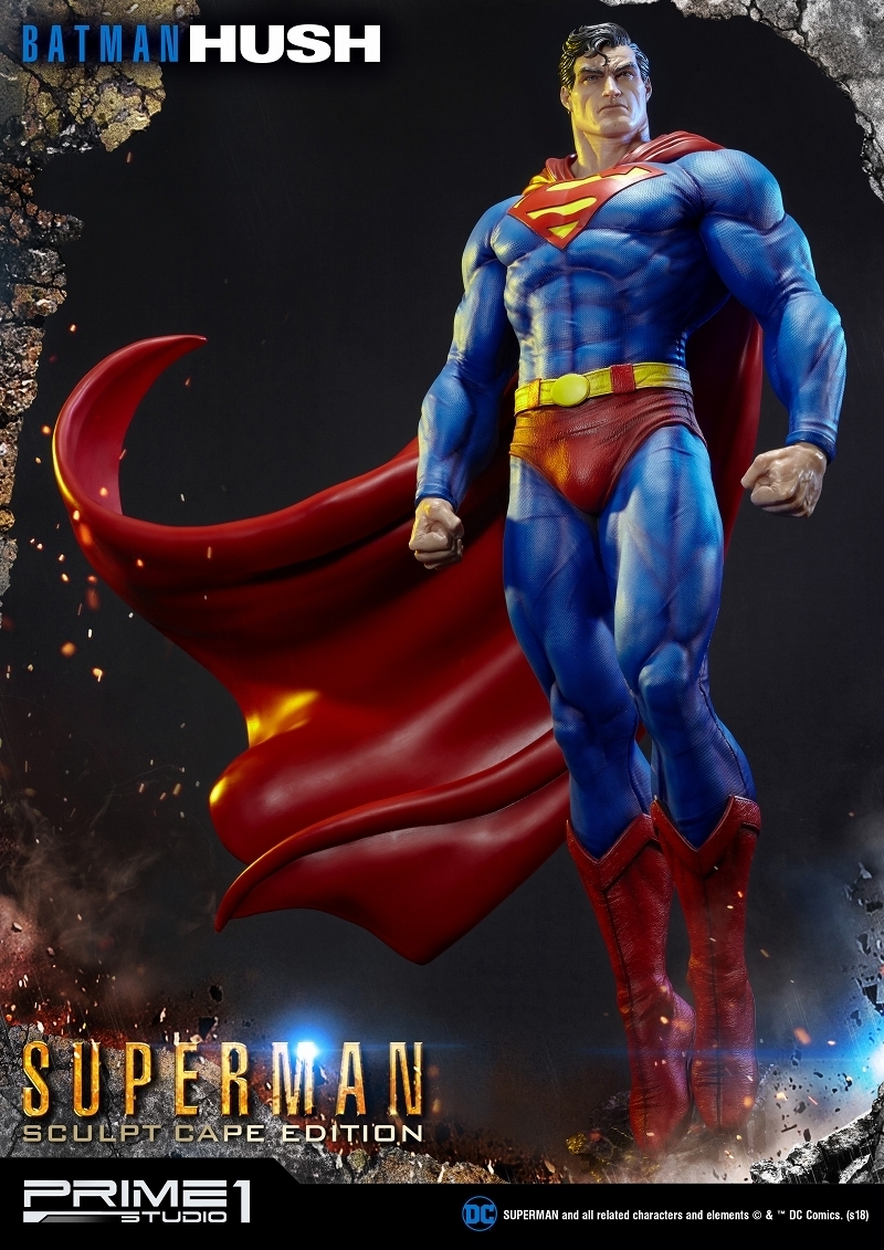 Museum Masterline Batman Hush Superman Sculpt Cape Edition 1 3 Statue Mmdcbh 02s ミュージアムマスターライン バットマン ハッシュ スーパーマン マントキャスト 1 3 スタチュー Mmdcbh 02s Figures Statue Figures Kuji Figures